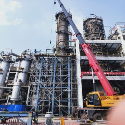 現(xiàn)場(chǎng)塔盤更換