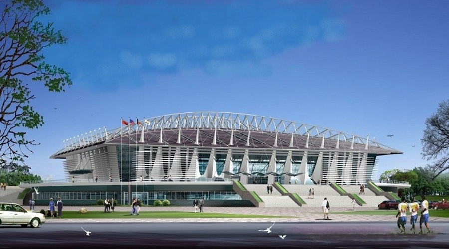 西北農林科技大學體育館防腐防火工程